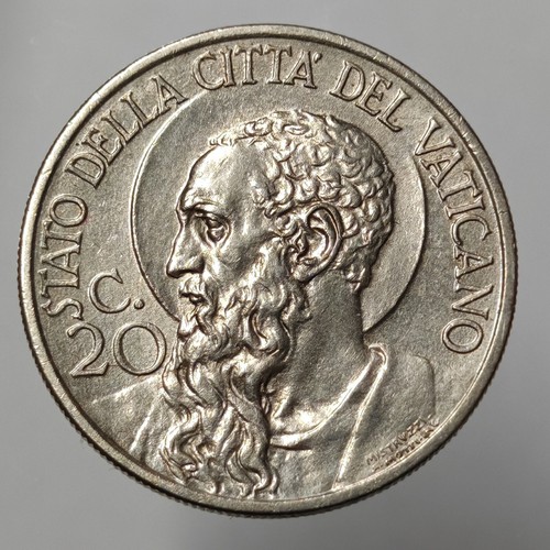 Centesimi 1936 pio xi - 20, 1936,