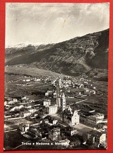 Cartolina tirano madonna e - tirano,