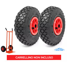 2 RUOTE PNEUMATICHE COMPLETE