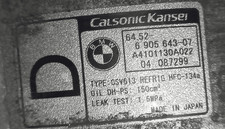 64526918752 Compressore a/c  BMW Serie 3 (E46) 320d Td Ber. 4p/d/1995cc