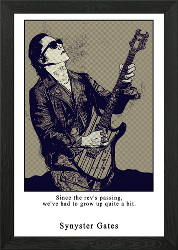 Synyster gates poster arte - poster, da