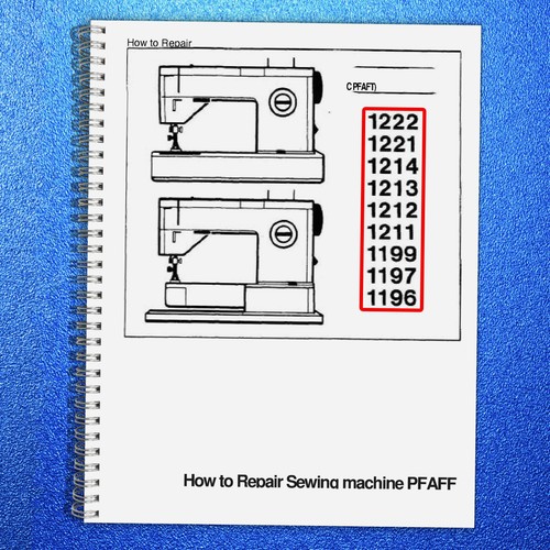 Pfaff 1222 1221 - 1214, 1213
