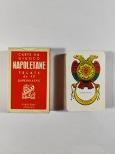 CARTE NAPOLETANE VIASSONE IN TRIPLEX TELATO,  ANNI '70 DA COLLEZIONE!!