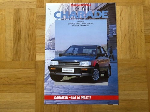 Brochure daihatsu charade - brochure,