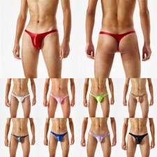 Perizoma uomo sexy bulge pouch vita bassa tanga slip biancheria intima T-back nuovo ♪.?
