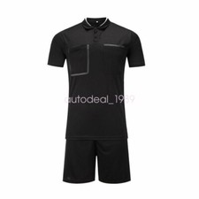Kit divise corte maglia arbitro manica corta calcio adulto giovanile sport