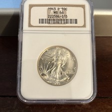 1943-D NGC MS66 Walking