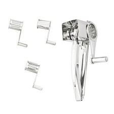  5 pz / set grattugia formaggio in acciaio inox tenuto in mano taglierina