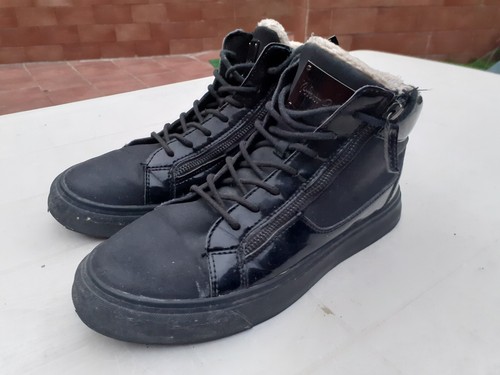Scarpe unisex nere con pelo - nere, il