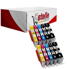 KIT 10 CARTUCCE XXL PER CANON PIXMA TS6150 TS6151 TS6250 TS6251 TS9550 TS9551C