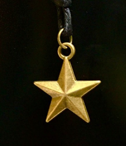 Stella bronzato ciondolo - stella,