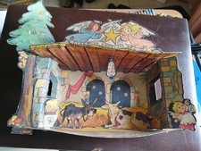 CAPANNA PRESEPE NATALE CARTONE