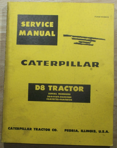 Cat caterpillar d8h - caterpillar, d8