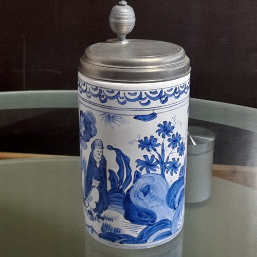 Boccale birra ceramica fayence - boccale,