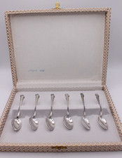 Set sei cucchiai in argento