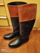 Stivali Donna da pioggia Ralph Lauren gomma e pelle