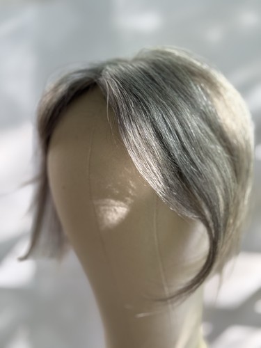 Topper per capelli - grigio, clip