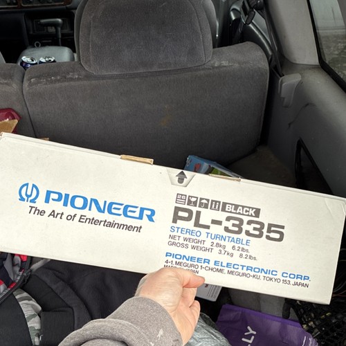 Pioneer 335 black stereo - pioneer,