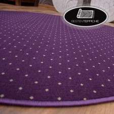 Rotondo Lunga Durata Moderno Pavimento Tappeto Aktua Lilla Grande Misure! su