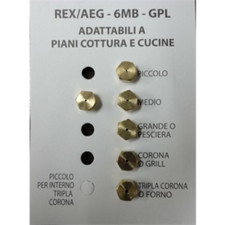 Serie ugelli piano cottura