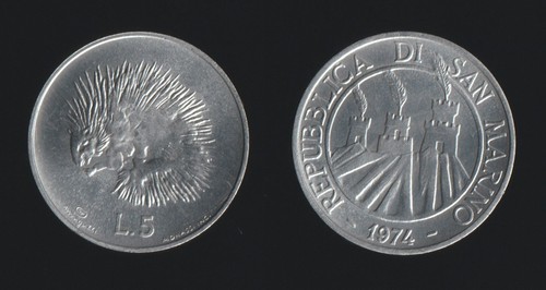 San marino lire 1974 il - 5,