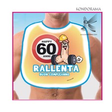 Bavaglio maxi “happy 60 anni
