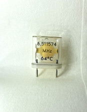 Oscillatore al quarzo 6.511574 MHz VETRO – NOS Vintage – (1pcs)