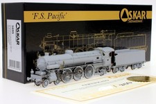 OSKAR H0 1695 LOCOMOTIVA A VAPORE FS Gr 691 027 LIVREA FOTOGRAF. GRIGIA - NUOVA