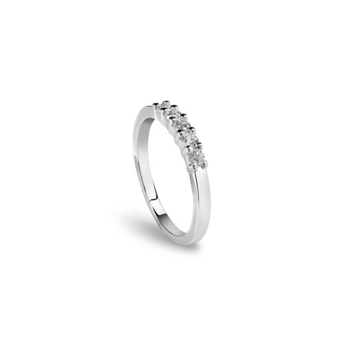 Anello damiani veretta luce - anello,