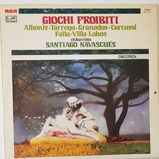Giochi proibiti - Chitarrista Santiago Navasques - vinile vintage raro