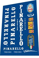 SET ADESIVI TELAIO PINARELLO TREVISO 1984-85 SL BIANCO