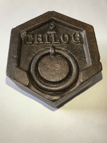 Antico peso ghisa - ghisa,