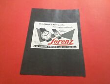 PUBBLICITA'  1957 OROLOGIO