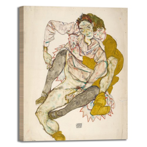 Schiele coppia seduta - , design