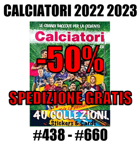 Calciatori panini 2022 2023 - calciatori,