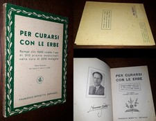 Per curarsi con le erbe, Francesco Borsetta botanico 1942