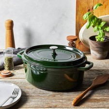 Polvere 33 cm Cocotte verde