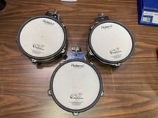 Confezione da 3 Trigger Roland PD-85 Dual Trigger Mesh Head V-Drum - Nero - EW04609