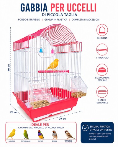 Gabbia per uccelli - per,