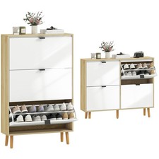 HOMCOM Scarpiera Moderna Slim