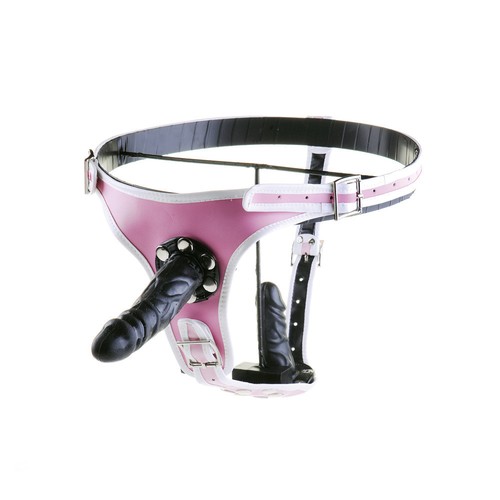 Strap triplo dildo - triplo,