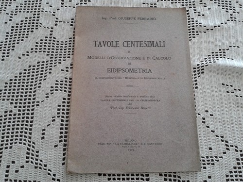 Tavole centesimali modelli - tavole,