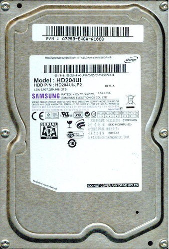 Samsung sata 2tb - samsung, hd204ui/jp2