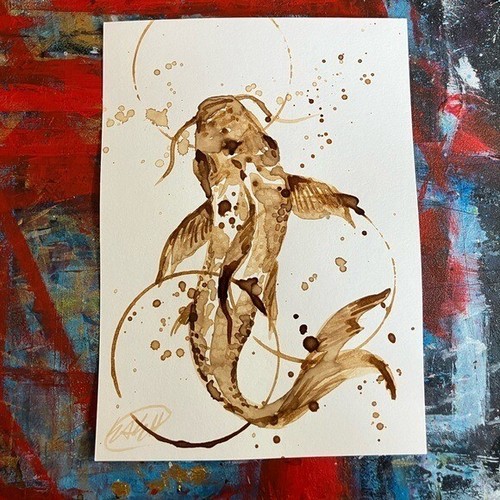 Koi quadro originale pesce - originale,