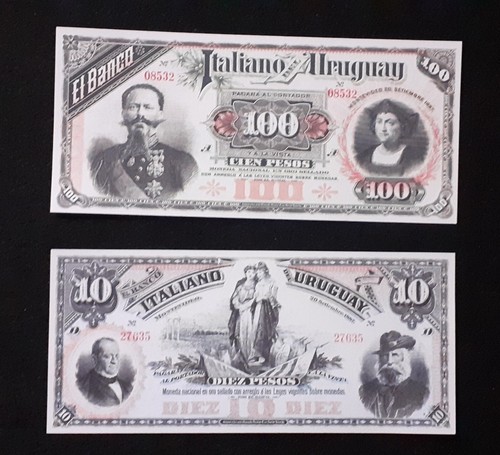 Banco italiano uruguay 100 - banco,