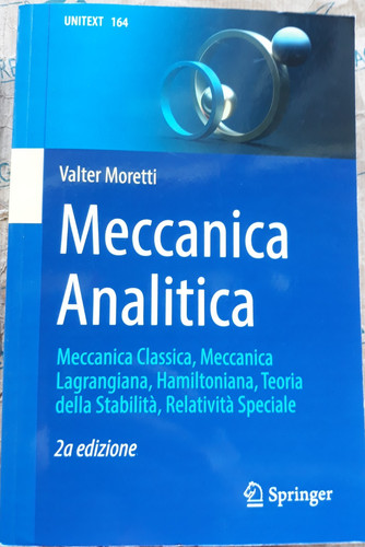 Meccanica analitica seconda - analitica,