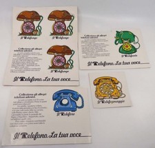 Vecchi adesivi ADESIVO STICKER TELEFONO LA TUA VOCE SIP Fungo vintage