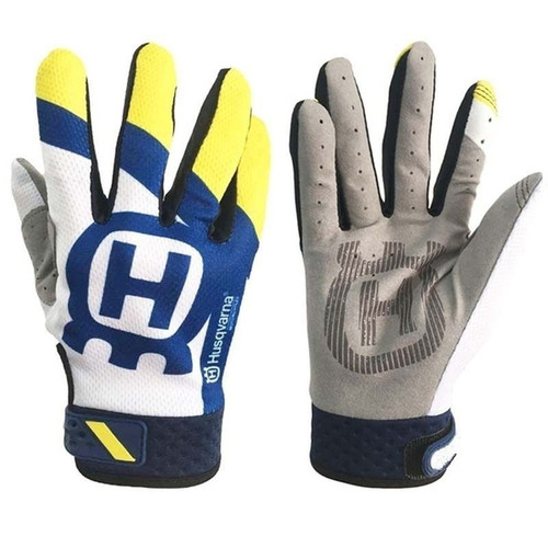 Guanti moto husqvarna blu - moto,