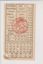 BIGLIETTO TICKET SAD  DA S. STEFANO  DI CADORE A CALALZO