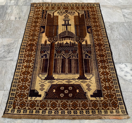 Tappeto afgano vintage - , 3x5